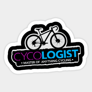 Cycologist - Master of Anything Cycling v2 Sticker